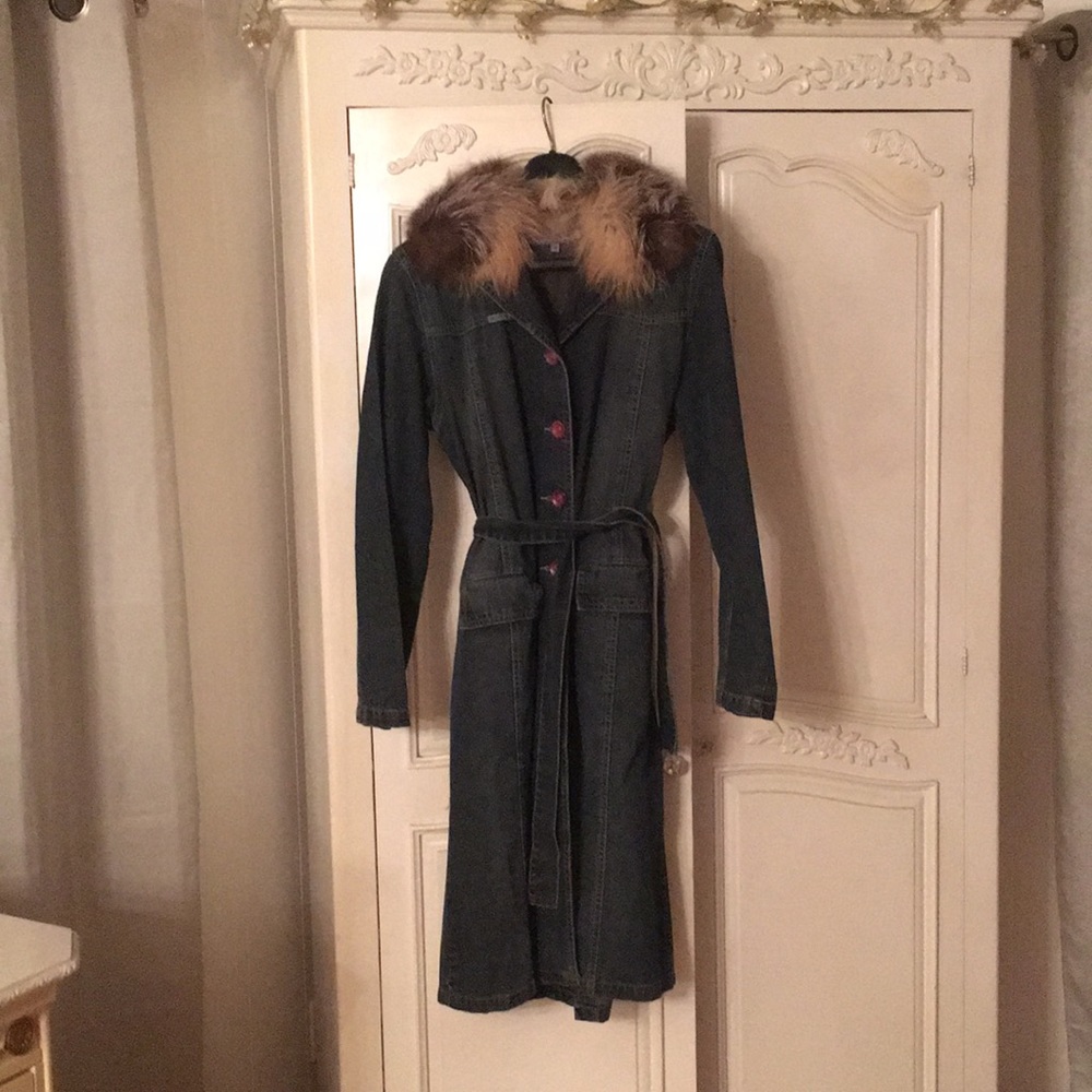 Denim coat
